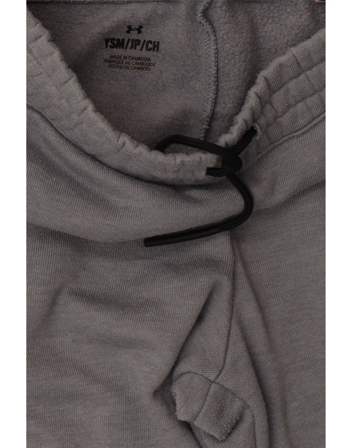 Dziewczęce spodnie dresowe UNDER ARMOUR z grafiką, 7-8 lat, małe, szare