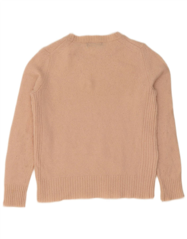 Marks & Spencer Damski sweter z dekoltem w łódkę, UK 10, mały, różowy