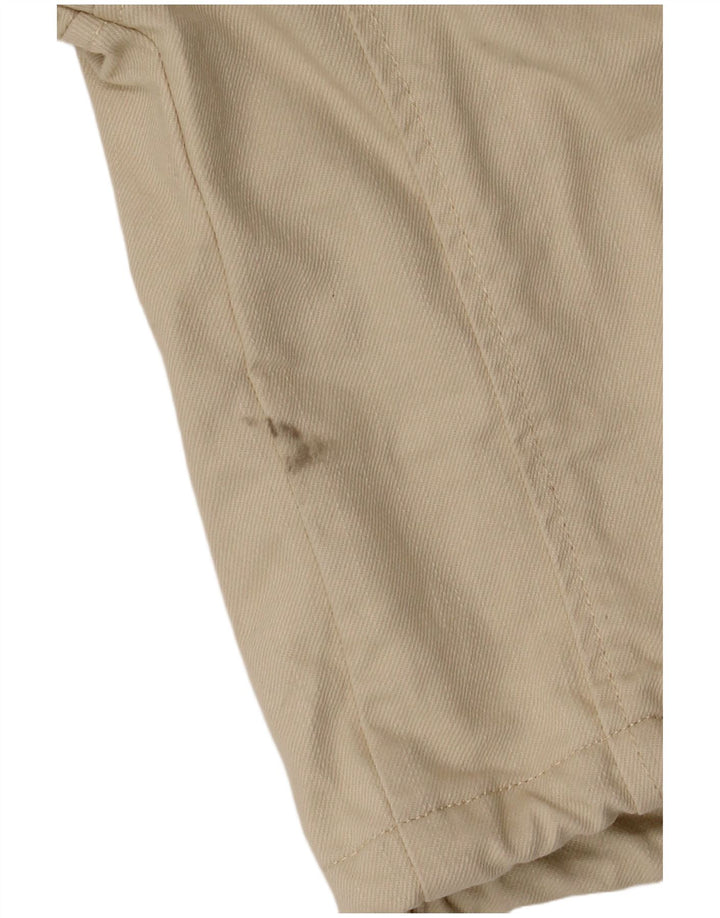 Damska kurtka typu oversize Superdry Crop UK 8, mała, beżowa, bawełniana