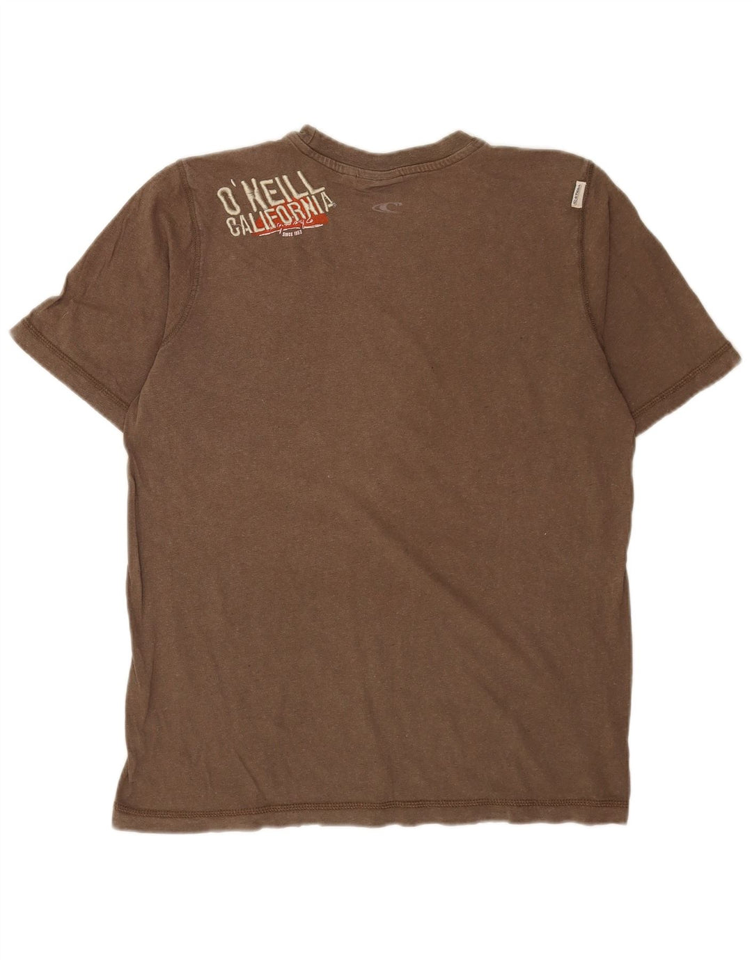 Męski T-shirt z grafiką O'Neill, średnioszary, bawełniany