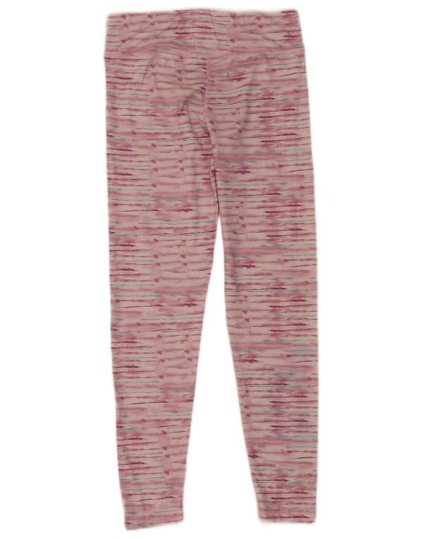Legginsy dziewczęce Eddie Bauer 14-15 lat XL, różowe, poliestrowe paski