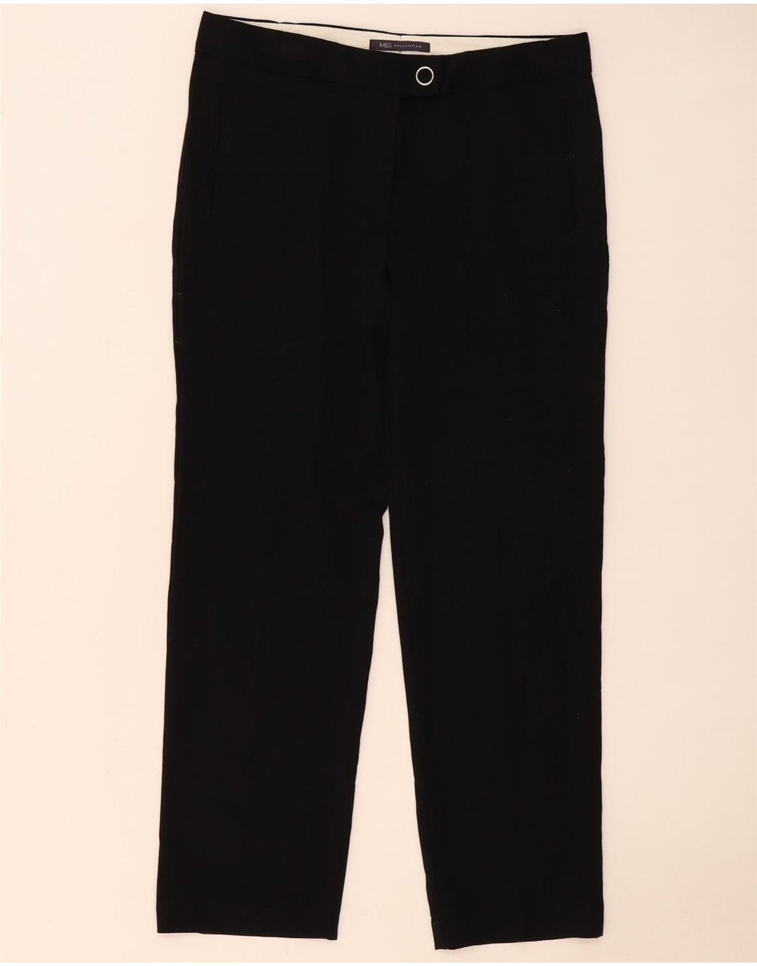 Damskie spodnie garniturowe Marks & Spencer UK 12 Medium W30 L28 Czarne