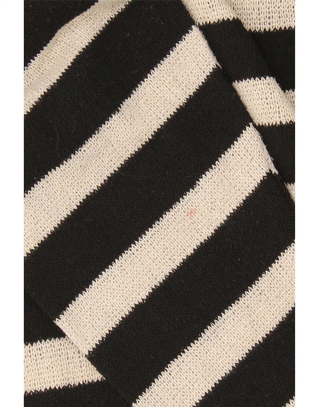 Damski sweter oversize z golfem Zara UK 10 w małe czarne paski