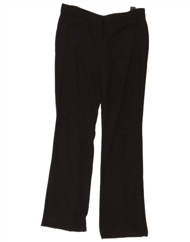 Damskie spodnie Bootcut Massimo Dutti W34 L32 Czarna wiskoza