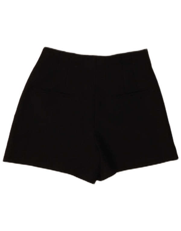 Damskie spodenki chino z wysokim stanem Zara UK 12 Medium W28 czarne