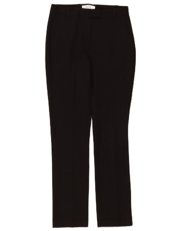 Damskie spodnie chino Reiss Slim Fit UK 4 XS W26 L29 Czarny poliester