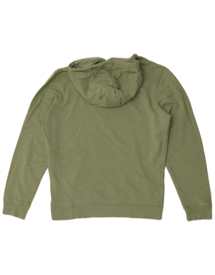 Męski sweter z kapturem Lyle & Scott, średniej wielkości, zielony, bawełniany