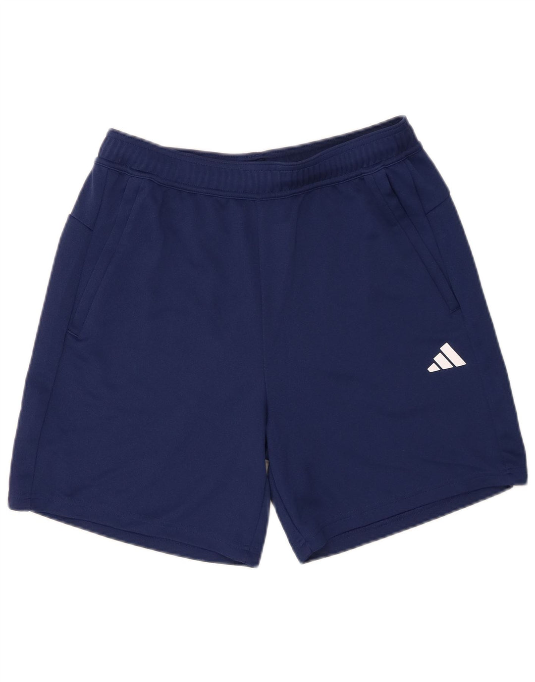 Męskie spodenki sportowe Adidas Aeroready o regularnym kroju, duże, granatowe, z poliestru