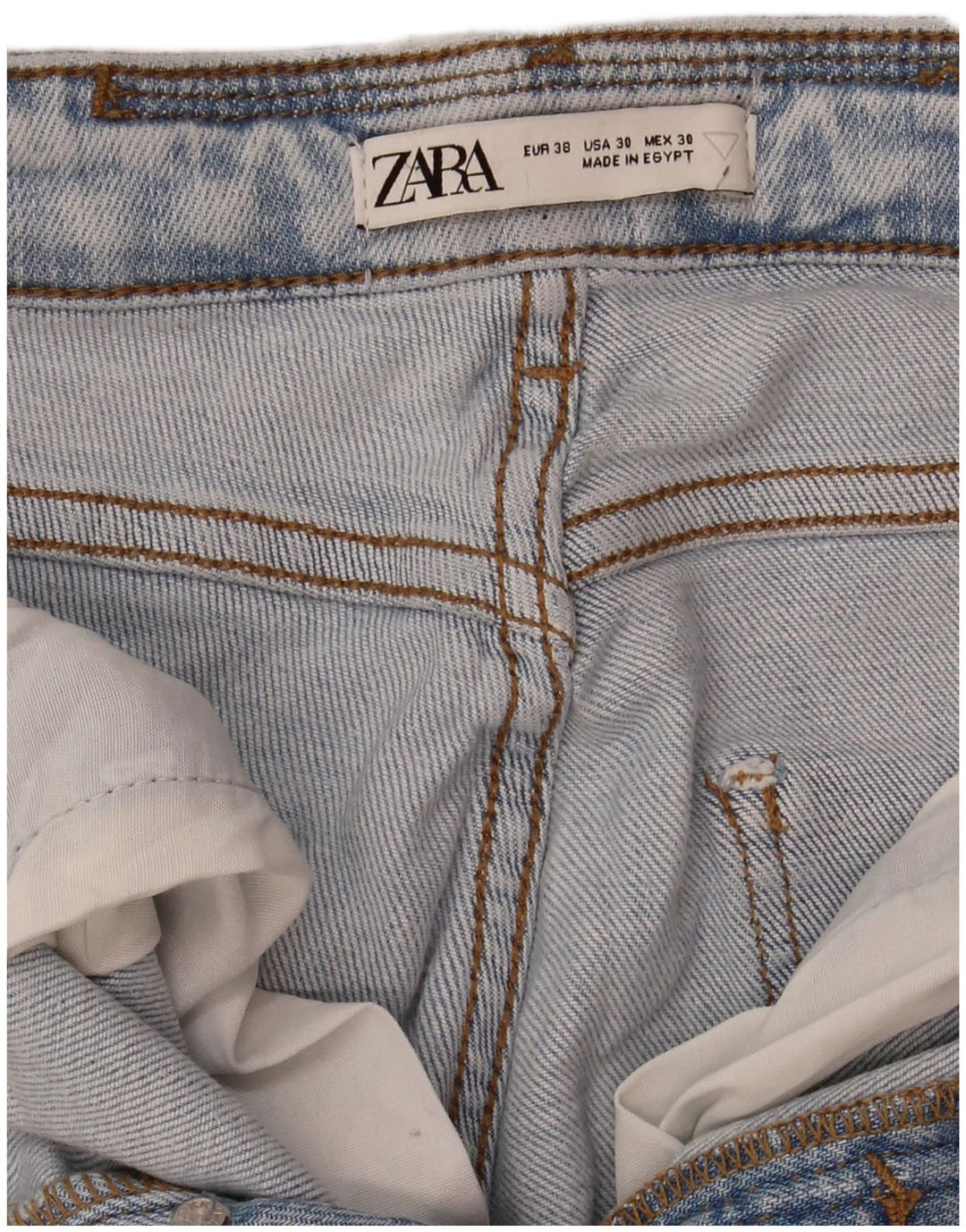 Męskie jeansy Zara w trudnej sytuacji EU 38 Small W30 L28 Niebieskie
