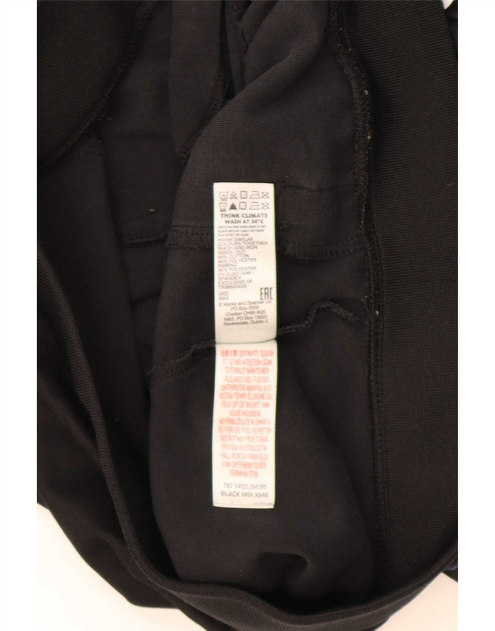 Marks & Spencer Chłopięca bluza dresowa, 11-12 lat, czarna, z blokami kolorów