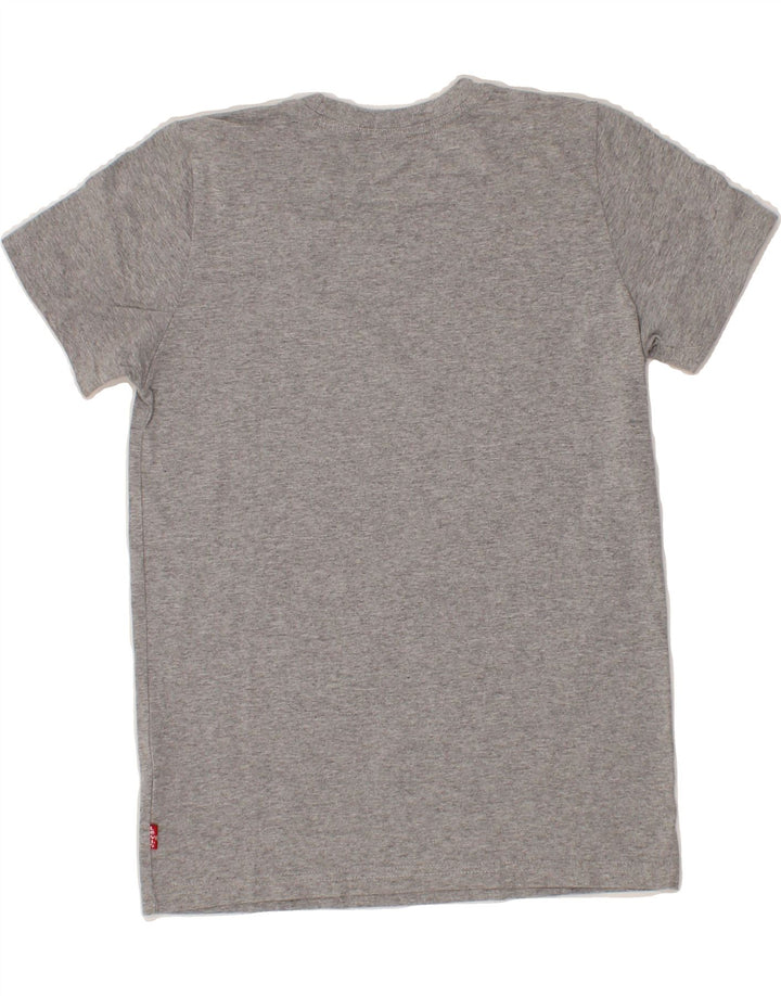 LEVI'S Boys Graphic T-Shirt Top 11-12 Years Grey Polyester Vintage Levi's and Second-Hand Levi's from Messina Hembry 
