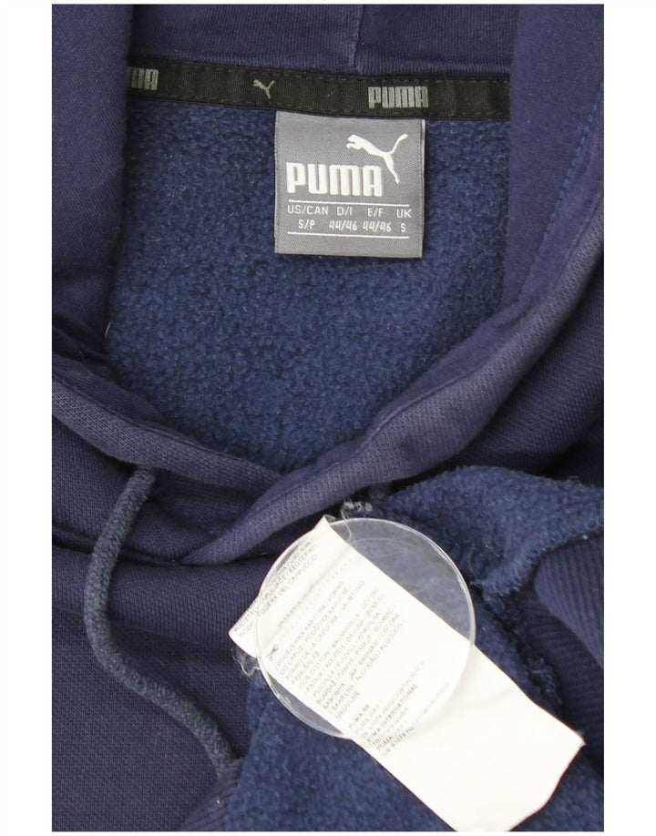 Męska bluza z kapturem Puma, mała, granatowa, bawełniana