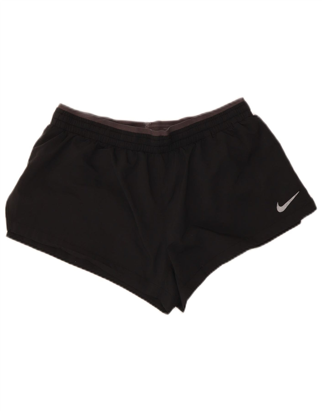 NIKE Womens Dri Fit Sport Shorts UK 14 Medium  Black Polyester