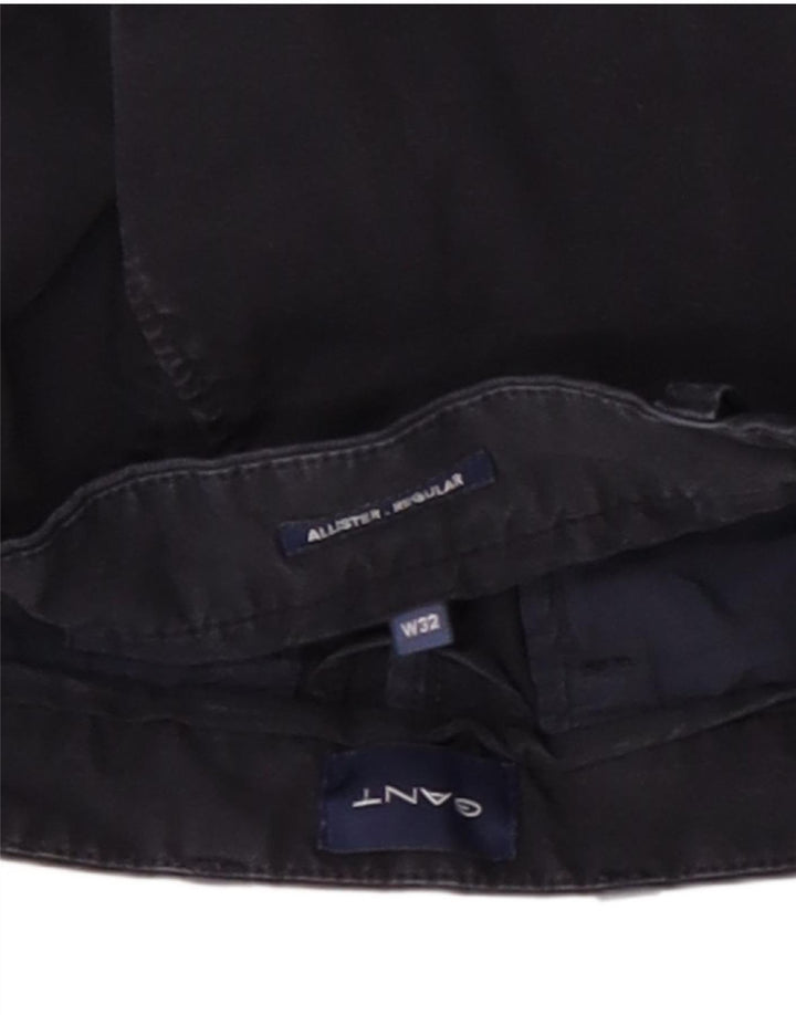 Męskie spodenki chino o regularnym kroju Gant W32 Średni granatowy, bawełniany