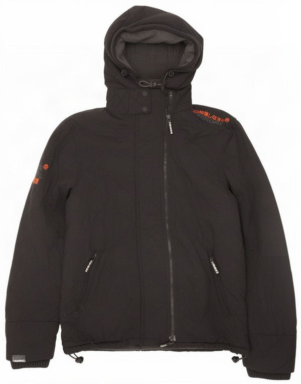 Męska kurtka wiatrówka Superdry The Windcheater Graphic UK 40, duża czarna