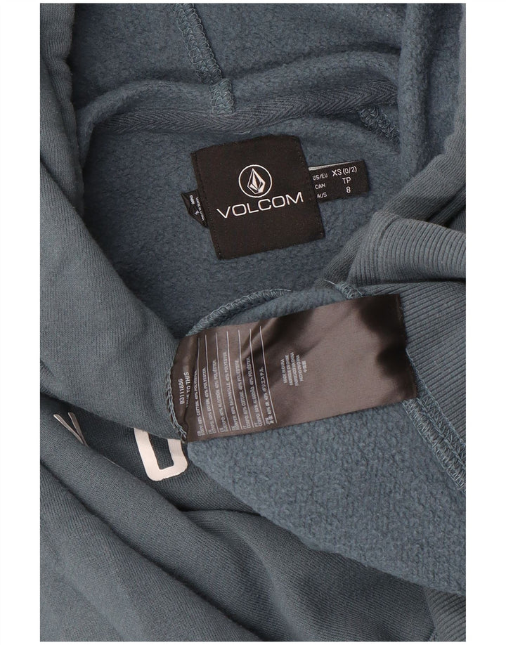 Chłopięcy sweter z kapturem VOLCOM 7-8 lat XS, szary, bawełniany