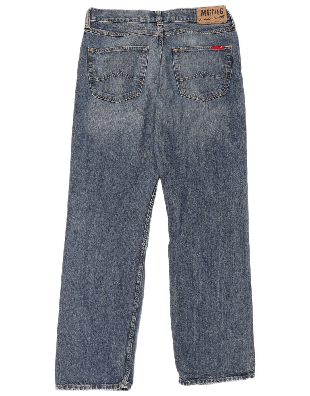 Męskie jeansy Bootcut Mustang W34 L34 Niebieskie bawełniane