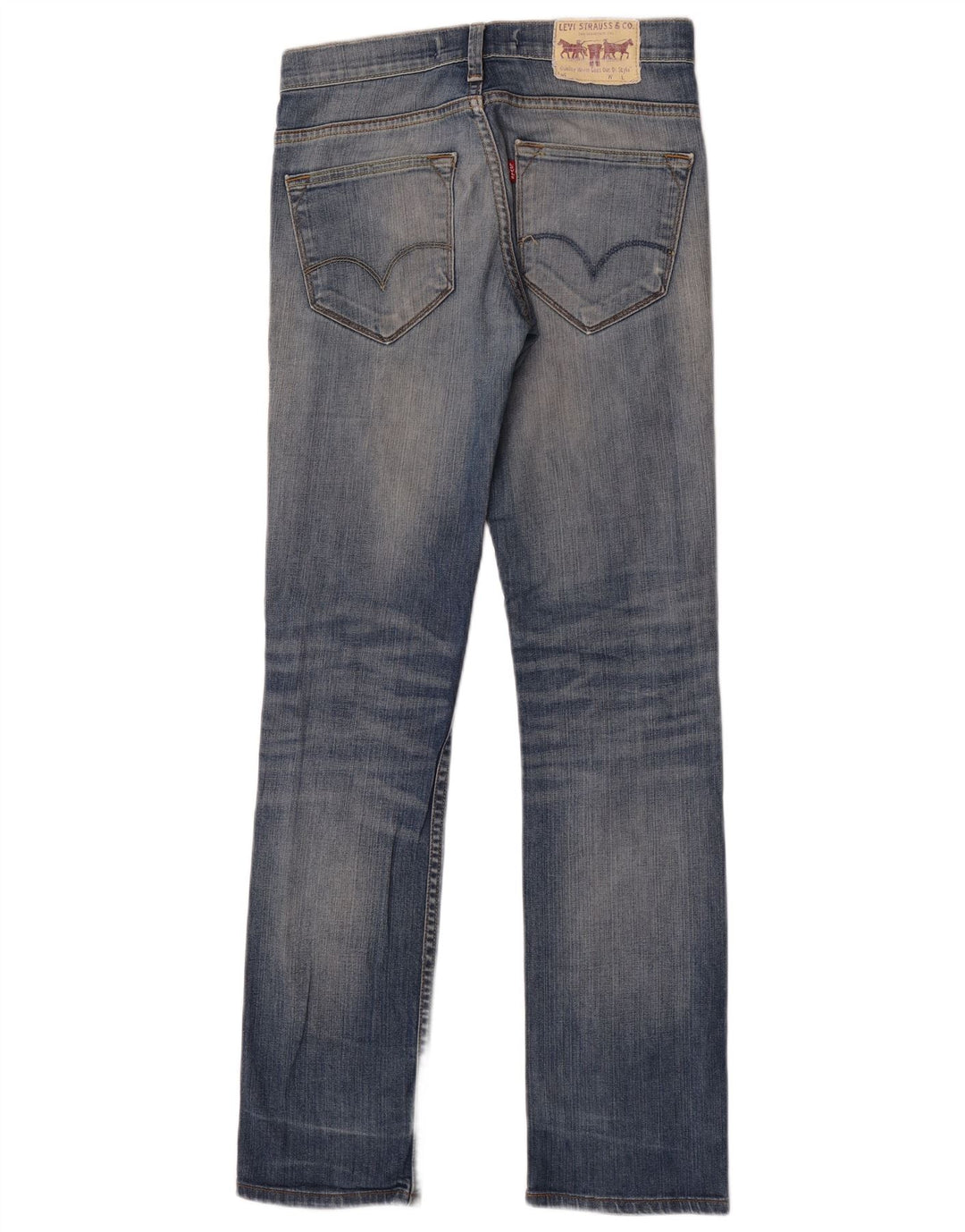 Męskie jeansy Levi's 511 Slim W28 L34 Niebieskie