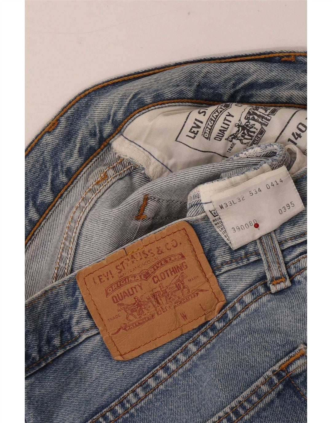 Męskie dżinsy Levi's W33 L32 Niebieskie bawełniane