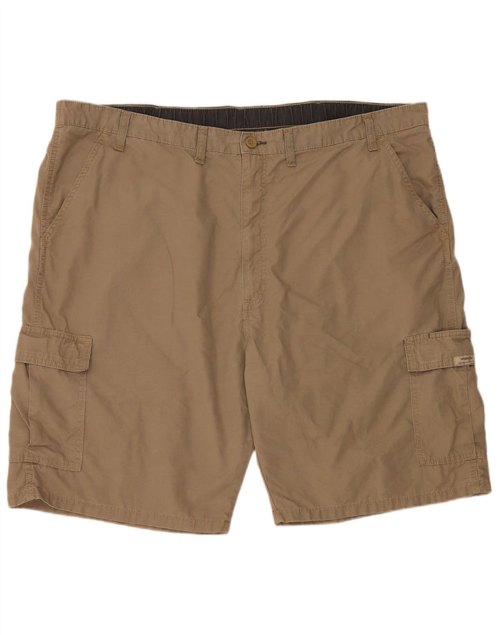 Męskie spodenki cargo Wrangler W44 2XL, brązowa bawełna