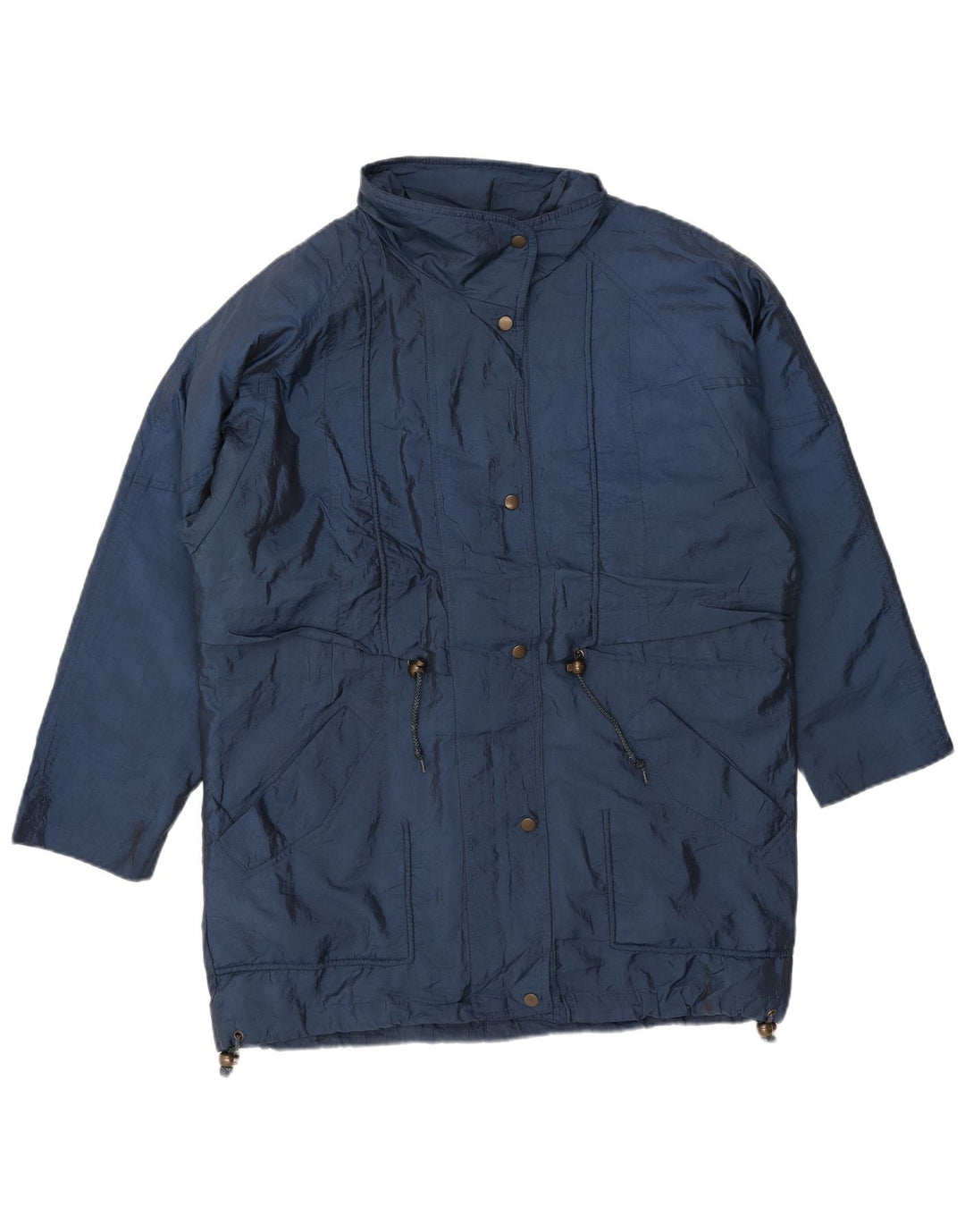 Damska kurtka wiatrówka oversize LONDON FOG UK 10, mała, granatowa