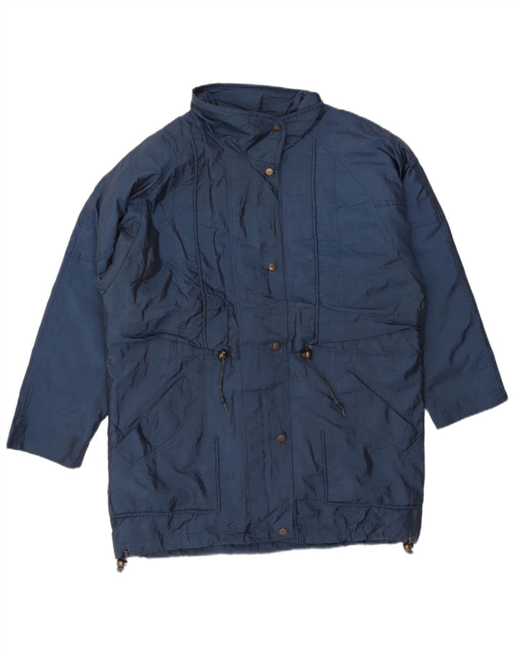 Damska kurtka wiatrówka oversize LONDON FOG UK 10, mała, granatowa