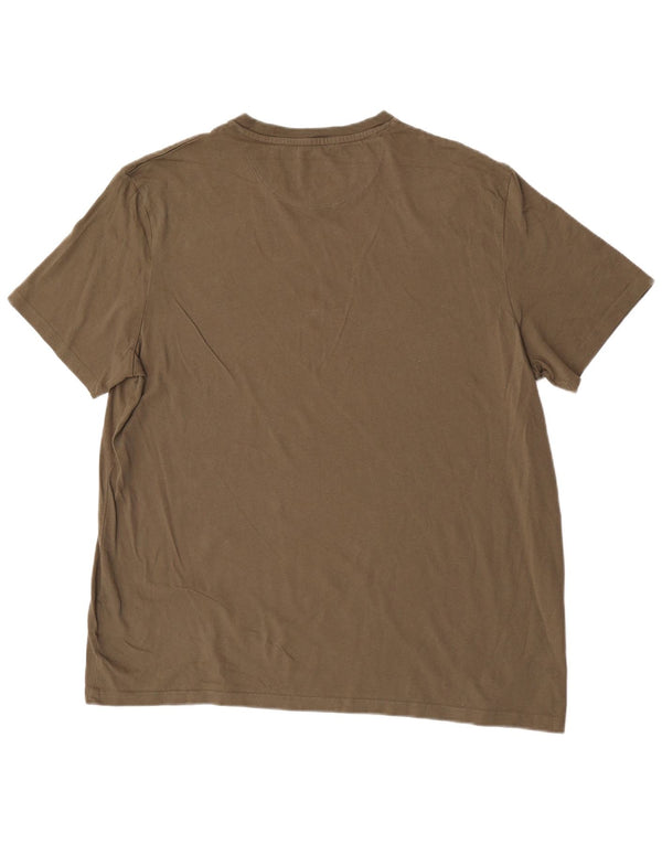 T-shirt męski slim fit Timberland, bawełniany khaki, 3XL