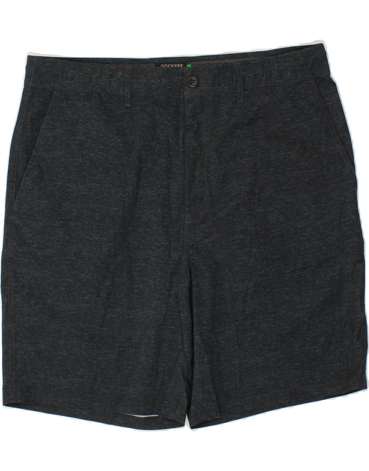DOCKERS Mens Chino Shorts W36 Large  Navy Blue Polyester Vintage Dockers and Second-Hand Dockers from Messina Hembry 
