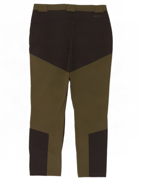 Męskie spodnie turystyczne Mountain Warehouse W34 L28 Khaki, blok kolorów