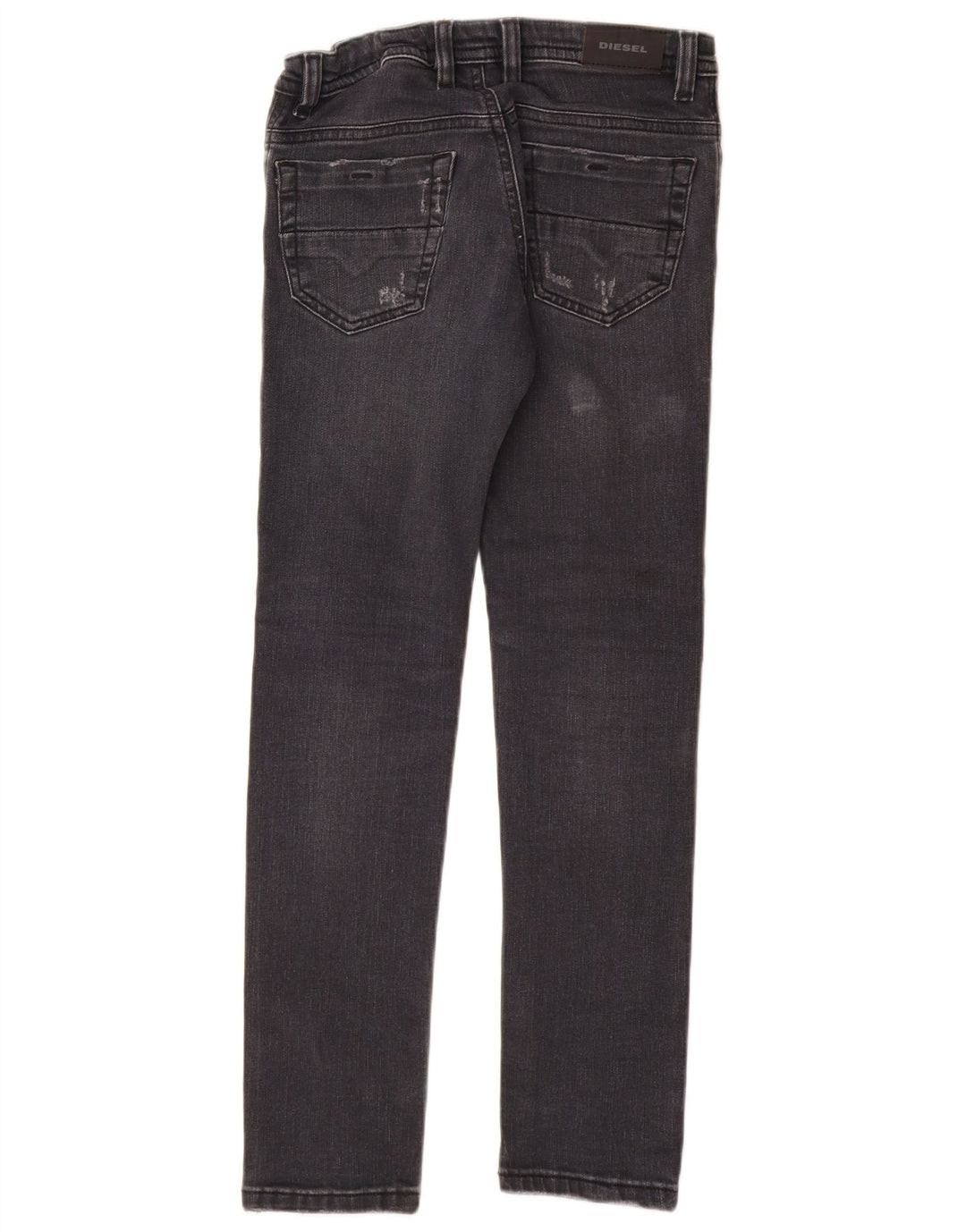 DIESEL Chłopięce Thommer Slim Skinny Jeans 11-12 lat W26 L28 Szara bawełna
