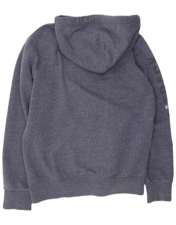 Męski sweter z kapturem Superdry z grafiką i zamkiem błyskawicznym 2XL Niebieskie plamki, bawełna