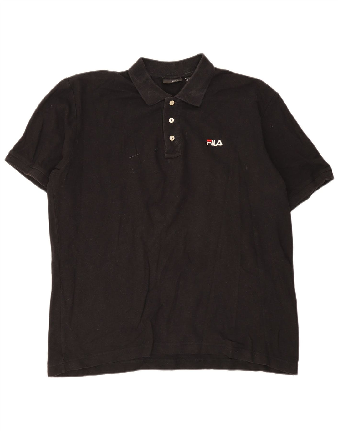 Męska koszulka polo Fila XL, czarna, bawełniana
