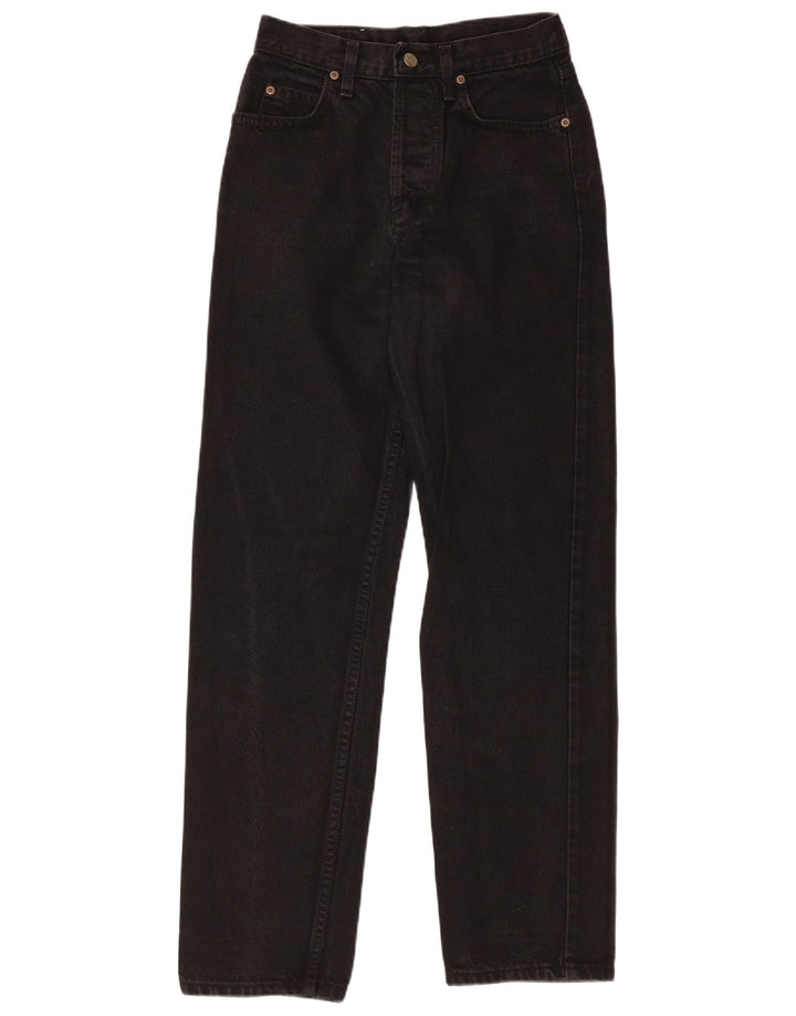 Damskie proste dżinsy LEE W36 L30 Czarna bawełna