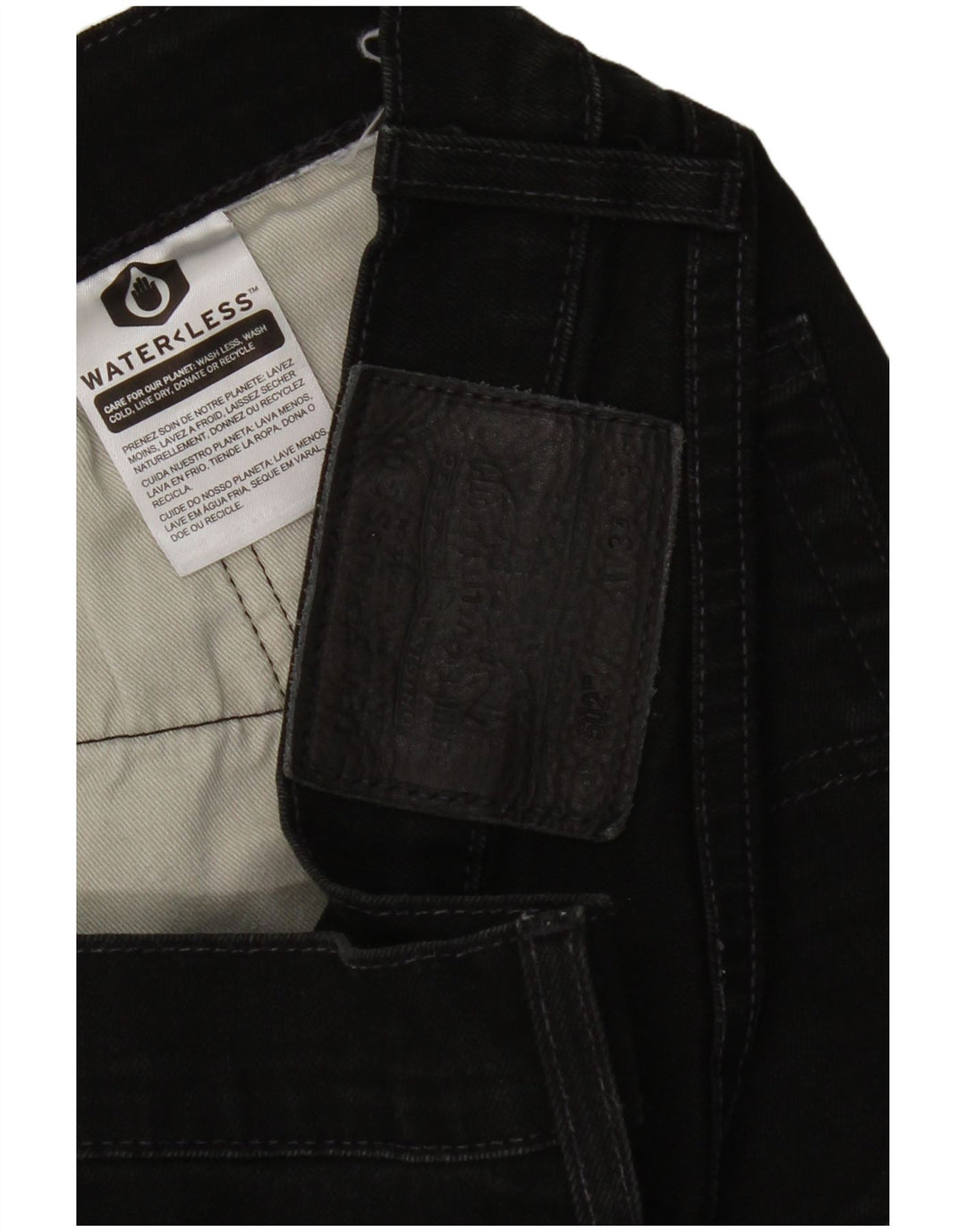 Męskie jeansy Levi's 502 Tapered W34 L32 Czarne