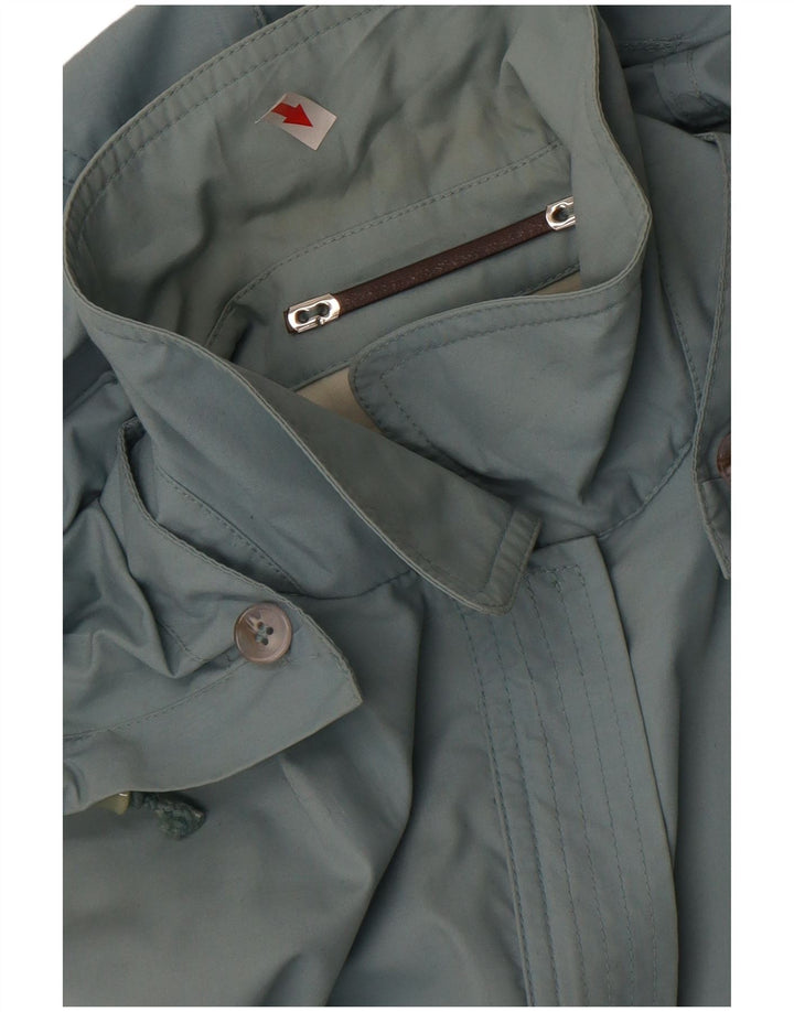 Vintage damska kurtka z kapturem UK 18 XL niebieska