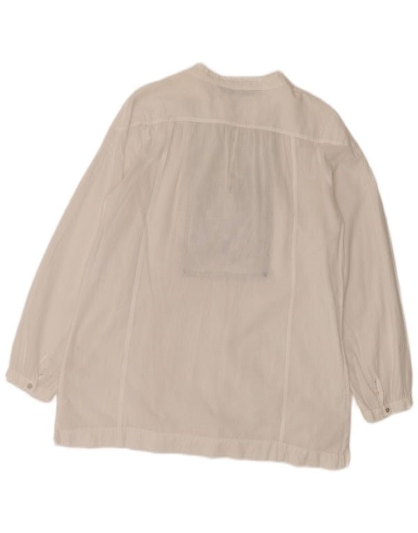 Damska tunika oversize z długim rękawem Zara UK 6 XS w białe kwiaty