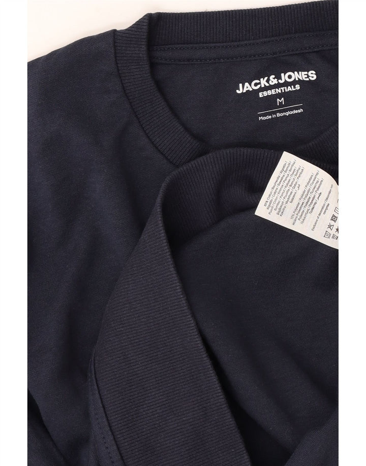 Sweter męski Jack & Jones, średni granatowy, bawełniany