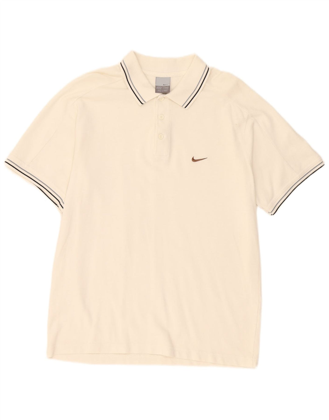 Męska koszulka polo Nike UK 39/41 Średnia biel