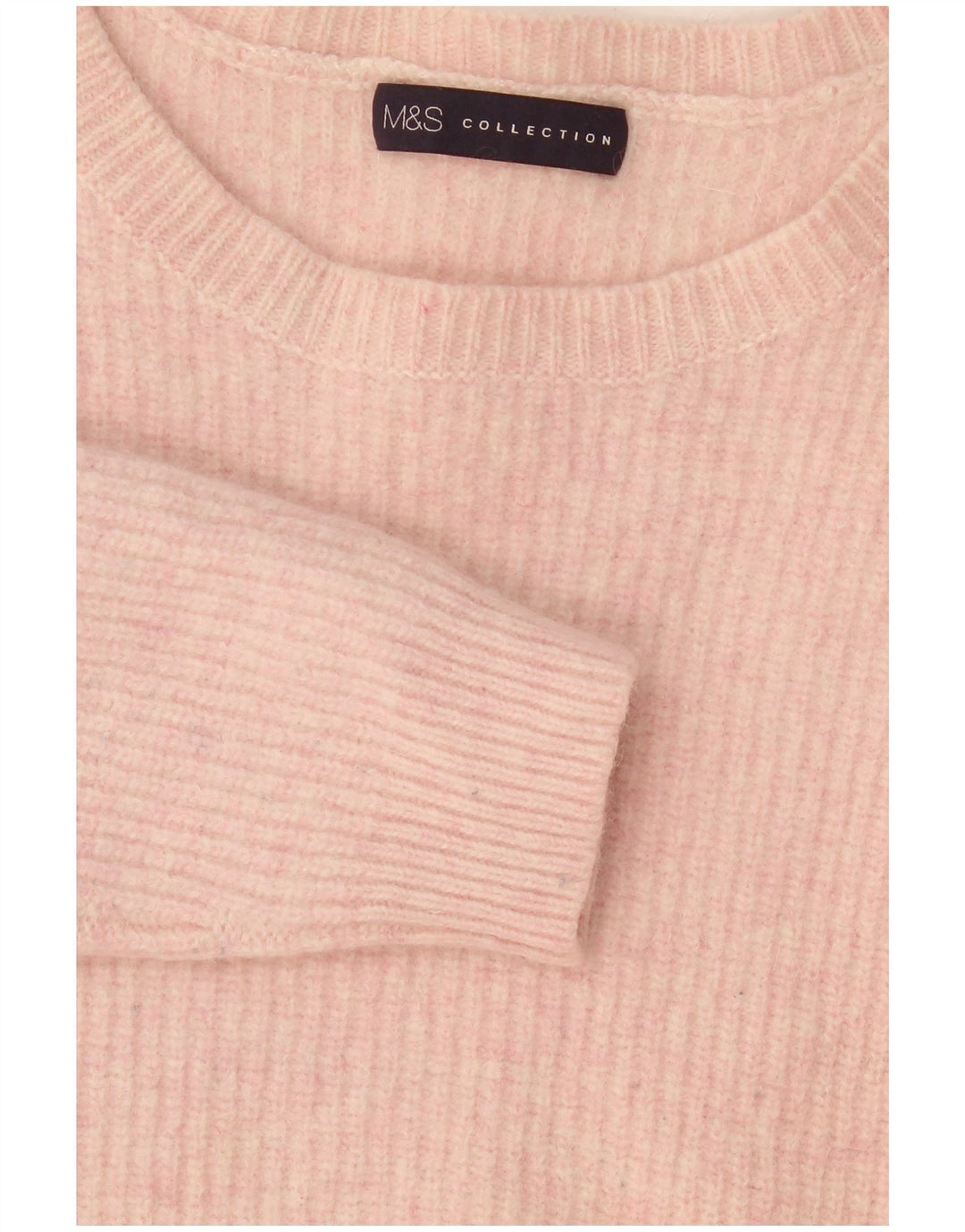 Marks & Spencer Damski sweter z dekoltem w łódkę, UK 14, średni róż