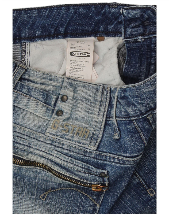 Damskie jeansy Acid Wash G-STAR W28 L26 Niebieska bawełna