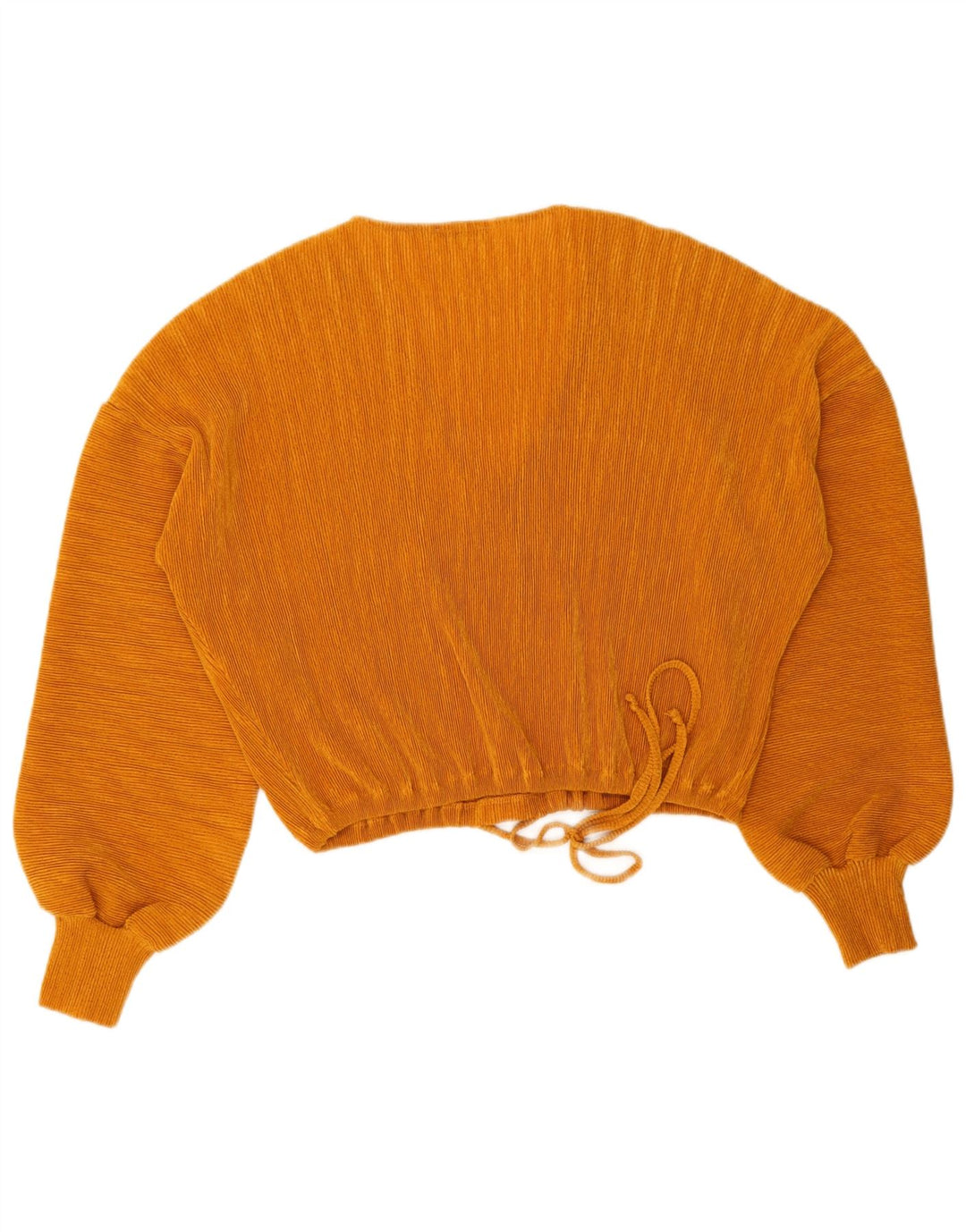 Damska bluzka Zara Trafaluc Crop Batwing Top UK 14 Średni pomarańczowy poliester
