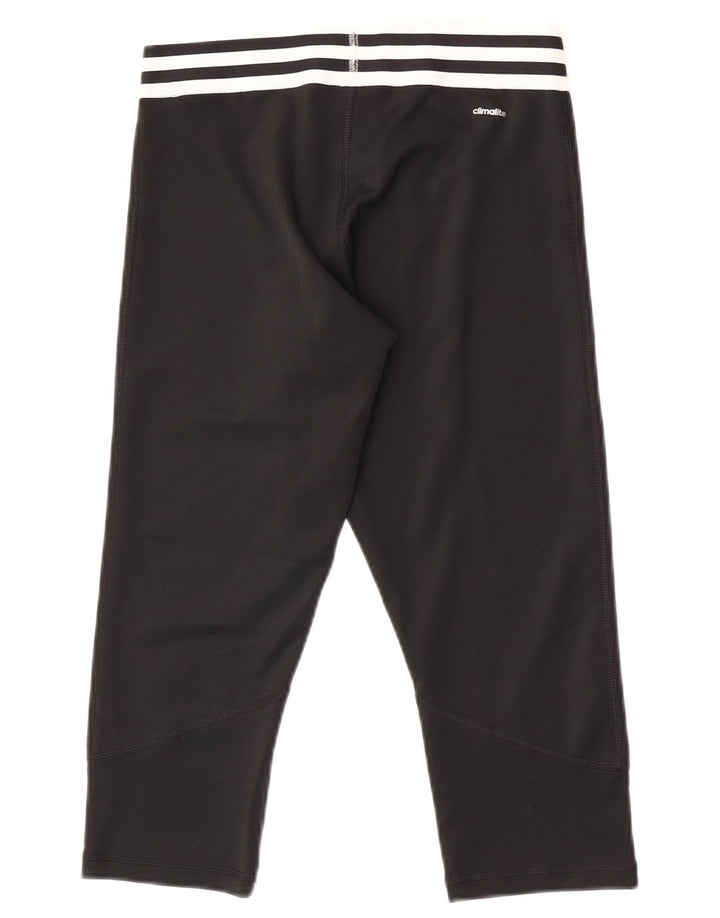 Legginsy Adidas Damskie Climalite Capri UK 8/10 Małe Czarne Poliester