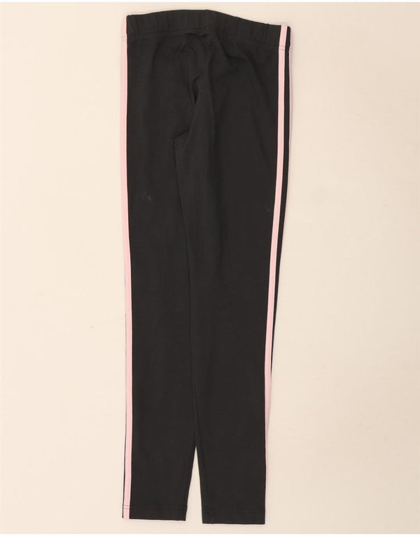 Legginsy Adidas Dziewczęce 13-14 Lat Czarne Bawełniane