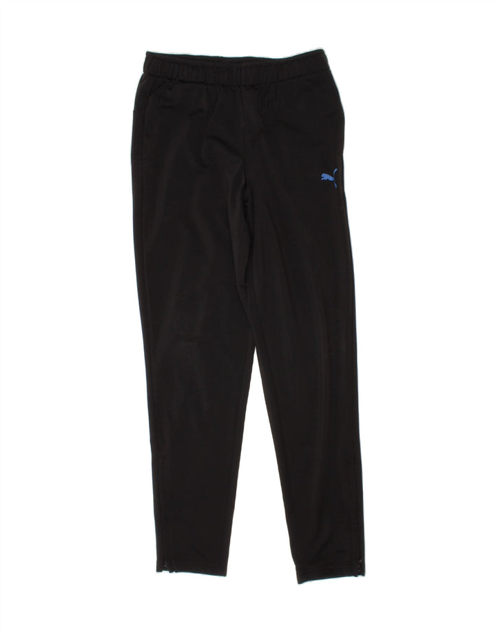 PUMA Boys Tracksuit Trousers 11-12 Years  Black Vintage Puma and Second-Hand Puma from Messina Hembry 