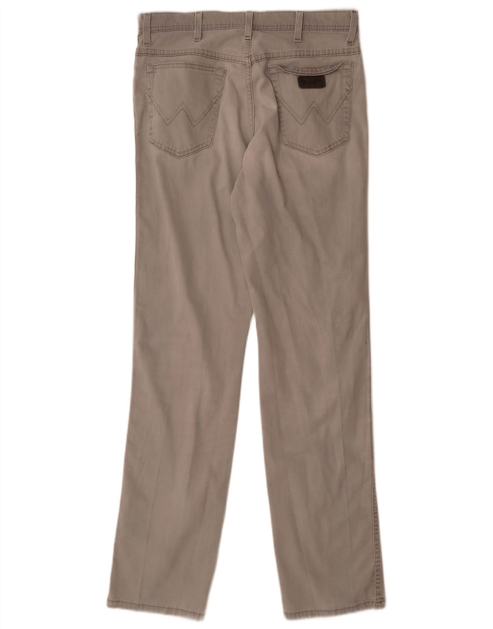Męskie jeansy Wrangler Texas Stretch Straight W33 L34 Szara bawełna