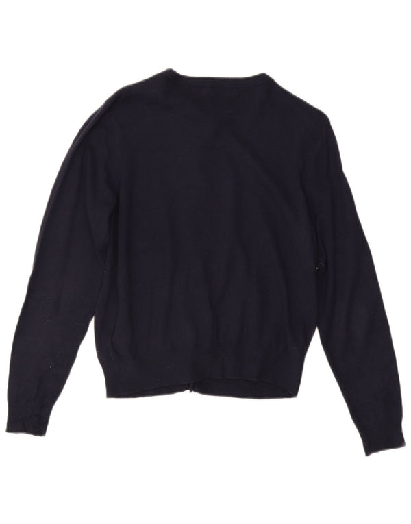 Sweter damski Marks & Spencer UK 14, duży, granatowy, wiskoza