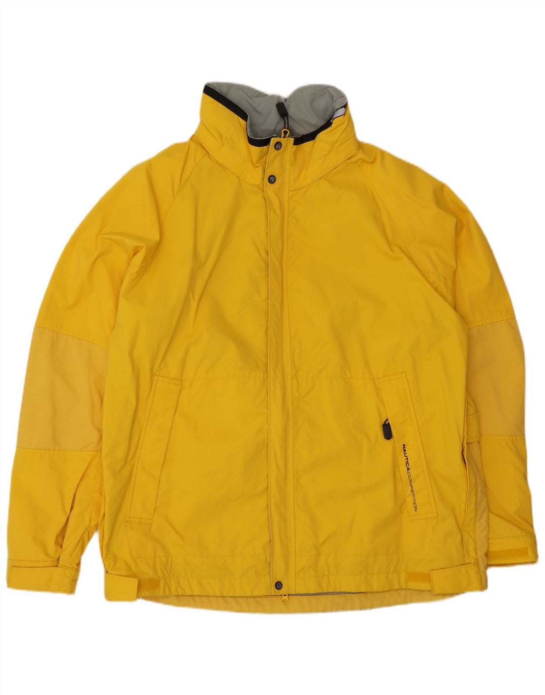 Męska kurtka przeciwdeszczowa Nautica UK 42 XL, żółty nylon