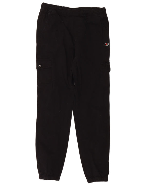 Spodnie dziewczęce Champion Joggers Cargo 13-14 lat XL W32 L27 Czarna bawełna