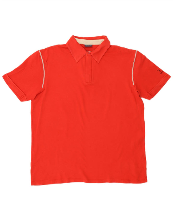 Męska koszulka polo Trussardi 2XL, czerwona, bawełniana
