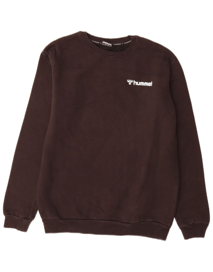 Hummel Męska bluza z kapturem, mała, czarna, bawełniana